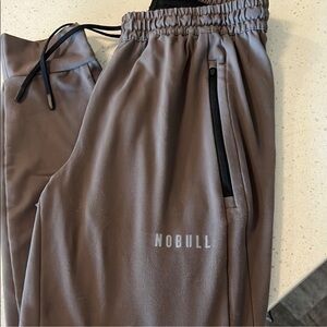 NOBULL Men's Gray Brown Jogger Pants